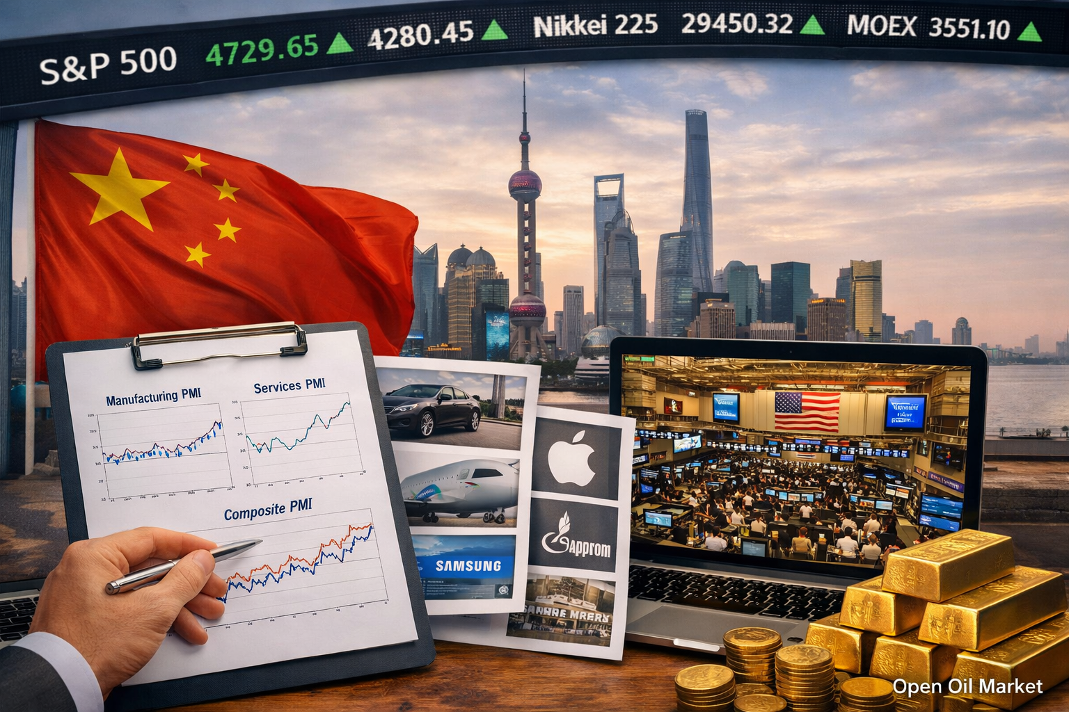 Gazdasági események és vállalati jelentések — 2026. január 31.: A kínai PMI és a befektetők irányai