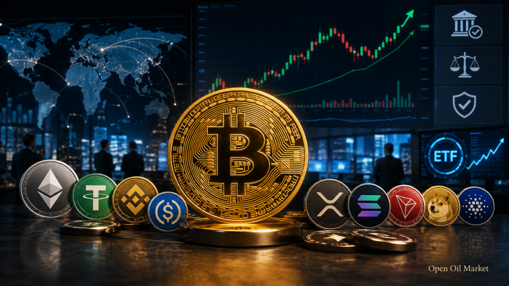Kriptovaluta hírek 2026. július 6.: Bitcoin, ETF, stabilcoinok és a top-10 kriptovaluta