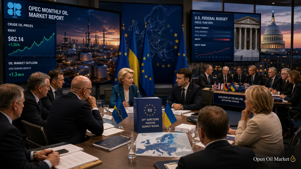 EU szankciók Oroszország ellen, Ukrajna-konferencia, OPEC jelentés és USA költségvetési adatai 2026. július 13.