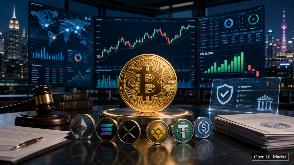 Kriptovaluta hírek, vasárnap 2026. július 5.: Bitcoin, ETF áramlások és a stabilcoinok szabályozása