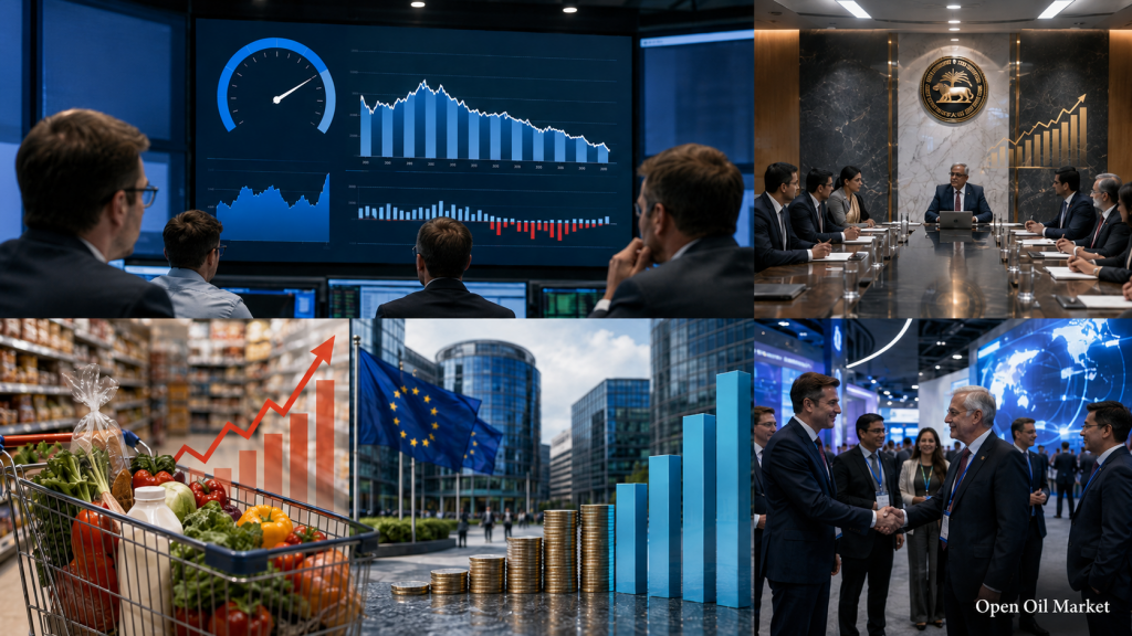 Gazdasági események 2026. június 5.: Non-Farm Payrolls, indiai jegybanki kamat, euróövezeti GDP, PMEF