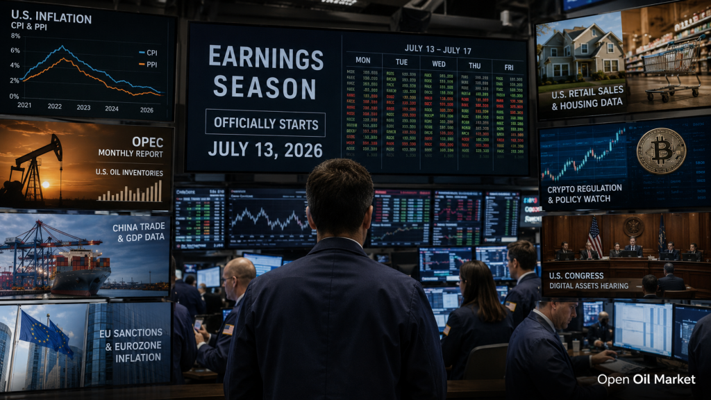 Befektetői naptár 2026. július 13-17.: USA CPI, Kína GDP és a jelentési szezon