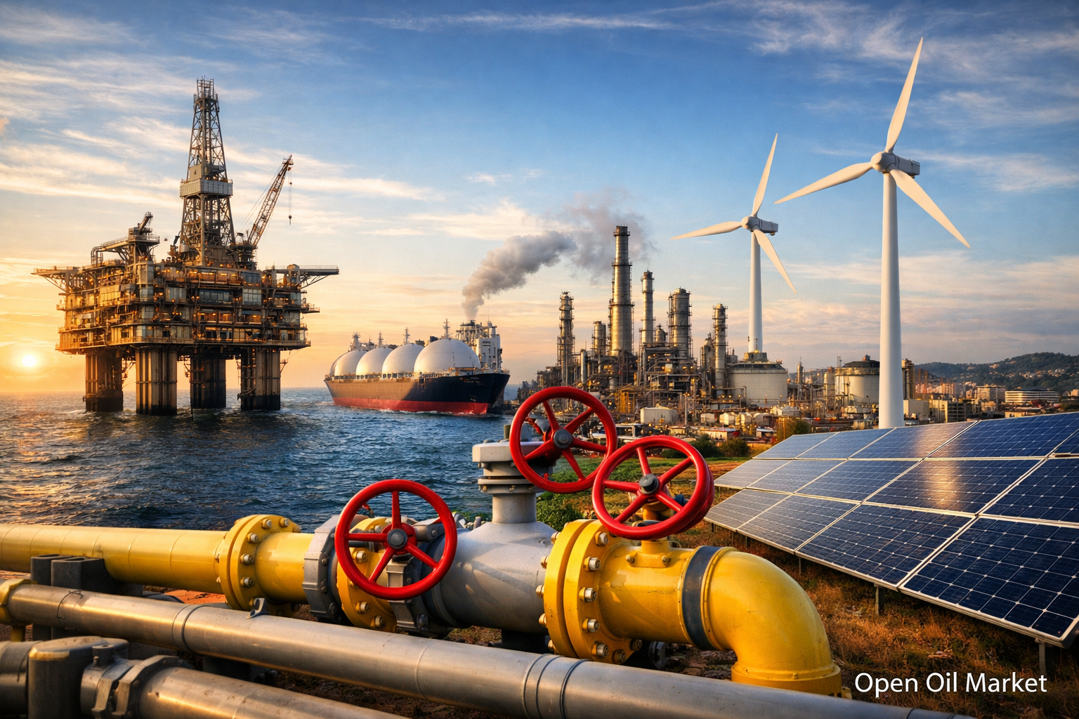 A globális kőolaj- és energiaipar – kőolaj, gáz, LNG, megújuló energia és villamos energia, TÉK globális trendjei, 2026. január 19.