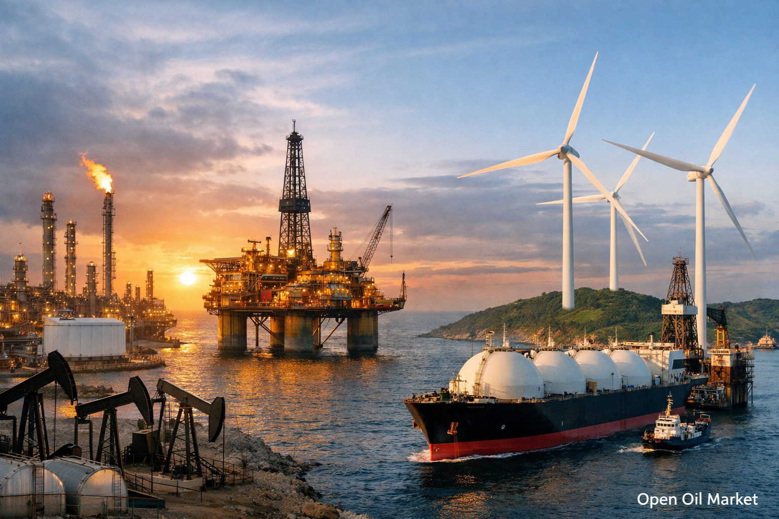 A világ energiapiaca: kőolaj, földgáz, elektromosság és RE – események 2026. február 4-én