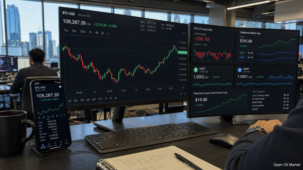 Kriptovaluta hírek 2026. június 12: Bitcoin újra játékban, az ETF-kibocsátások nem döntötték romba a piacot, a stabilcoinok megváltoztatják a befektetések szabályait.