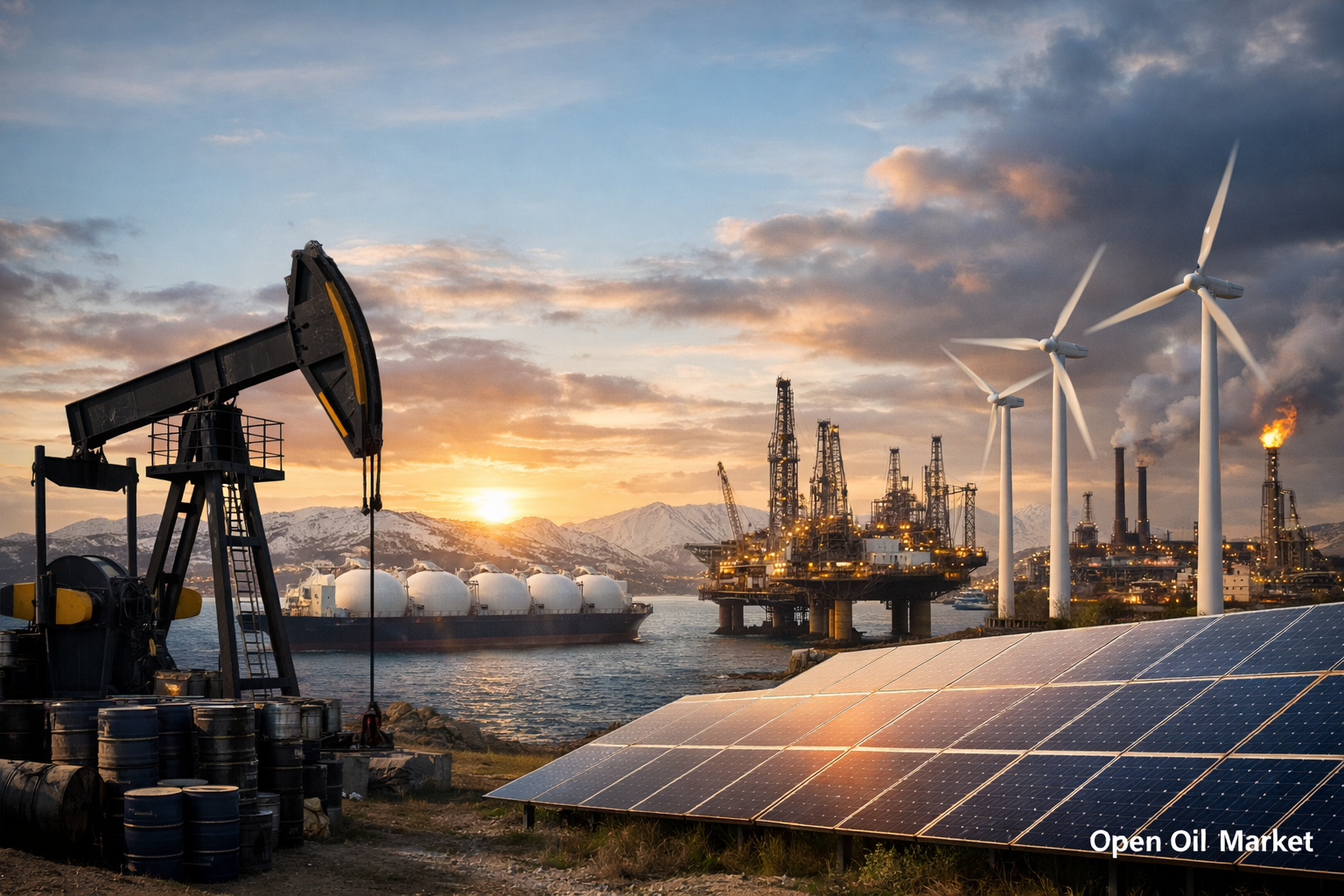 Olaj- és gázpiaci hírek, energiaipar 2026. január 18 — világpiac TÉK, olaj, gáz, VÍZ és energetikai piac