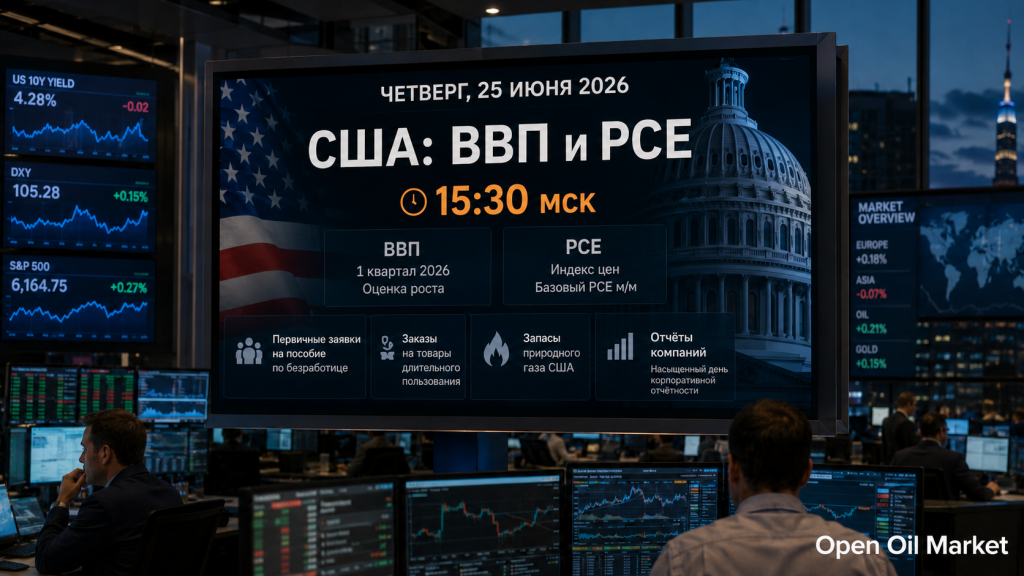Gazdasági események és vállalati jelentések 2026. június 25.: USA GDP, PCE, munkaerőpiac és vállalati jelentések