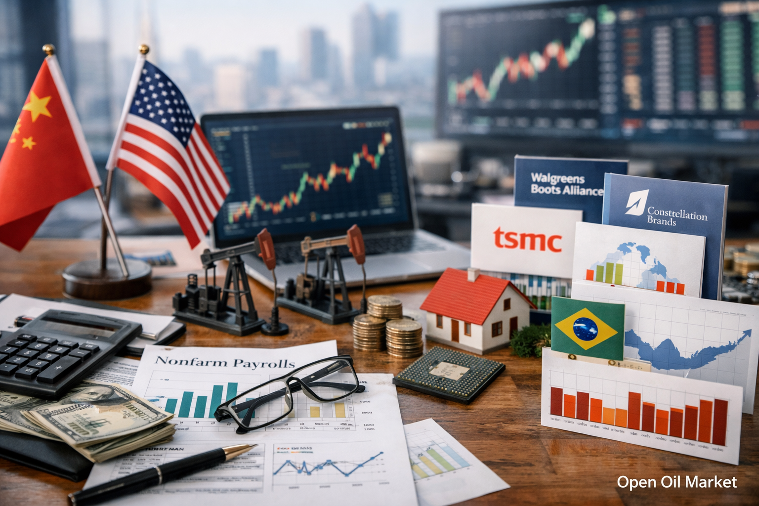 Gazdasági események és vállalati jelentések — péntek, 2026. január 9.: Nonfarm Payrolls az Egyesült Államokban, infláció Kínában és Németországban