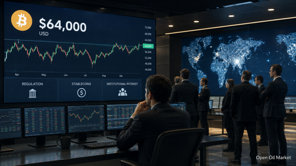 Kriptovaluta piac 2026. június 23.: Bitcoin körülbelül 64 000 dolláron, Ethereum nyomás alatt, top-10 digitális eszköz és kulcsfontosságú jelek a befektetőknek