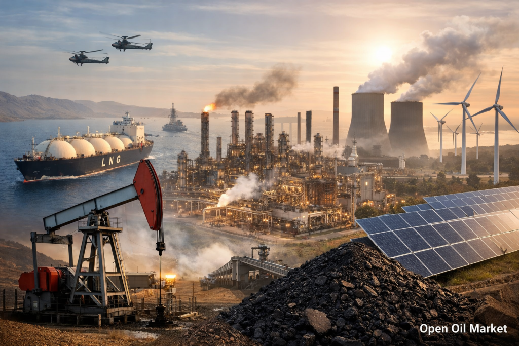 Olaj- és gázpiac 2026. március 29. olaj gáz LNG finomítók elektromosság megújuló energia globális kockázatok fényében